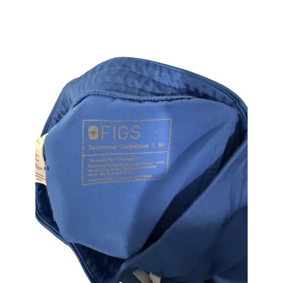 Womens Figs Zamora Royal Blue Technical Collection Jogger Scrub Pants medium - Picture 6 of 7